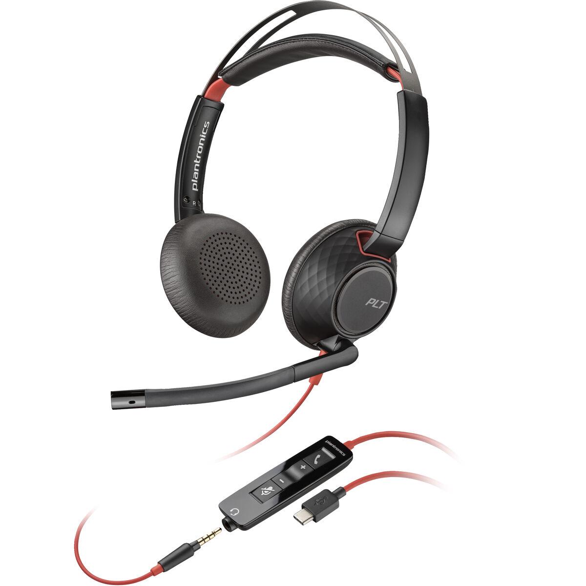 Auriculares com microfone Poly 8X231AA Preto