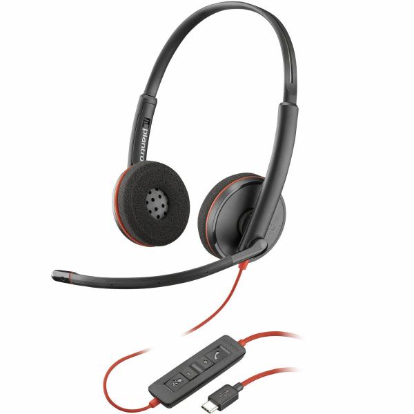 Auriculares com microfone Poly 8X228A6 Preto