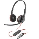 Auriculares com microfone Poly 8X2J9A6 Preto