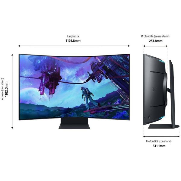 Monitor Samsung Odyssey Ark S55CG970NU 4K Ultra HD 55"