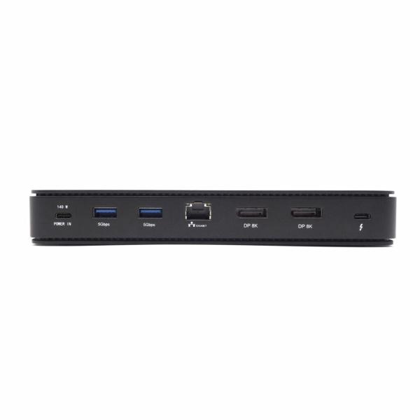 Hub USB i-Tec TB4DUALDPDOCKPDPRO Preto