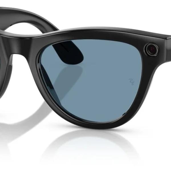 Óculos Inteligentes Meta Skyler (Gen 1) M 52 - 20mm (Transparente/Azul Cerúleo) - RAY - BAN