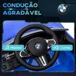 Carro Elétrico para Crianças BMW M4 12V com Controlo Remoto Faróis Buzina Música e Velocidade 3 - 5 km/h 108x69,5x51 cm Azul