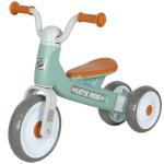Bicicleta sem Pedais para Crianças dos 12 aos 36 Meses Bicicleta de Equilíbrio com Guiadores com Rotação Limitada a 60° 69x40x49 cm Verde