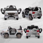 Carro Elétrico para Crianças Toyota Land Cruiser 12V com Faróis Buzina Arranque Lento e Música MP3 107x65x55,5 cm Cinza