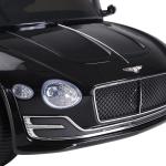Bentley GT elétrico licenciado para crianças de 3 - 5 anos 2 velocidades com controle remoto farois musica preto