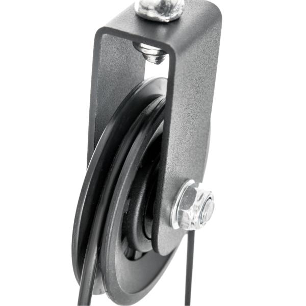Sistema de Polia de Ginásio para Casa Sistema de Cabo de Peso para Tração Curl de Bíceps Tríceps Treino de Braço Ombros e Costas Preto