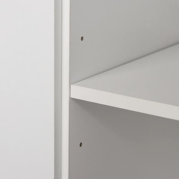 Armário de Armazenamento de Cozinha Armário Alto com 3 Gavetas 3 Portas e Prateleiras Interiores Ajustáveis móvel Auxiliar para Sala de Jantar Sala de Estar 80x39,5x183,5cm Branco