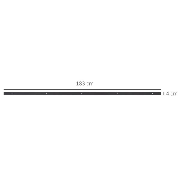 67T/183cm Ferragens para Porta Corredeira Kit de Acessórios para Porta Corredeira de Madeira com Guia de Chão Trilho de Aço de Carbono Café Escuro