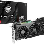 Placa Gráfica AMD Radeon RX 9070 XT RDNA 4 Steel Legend Dark 16GB GDDR6 - ASROCK