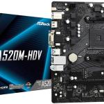 Motherboard Micro ATX A520M - HDV Socket AM4 - ASROCK