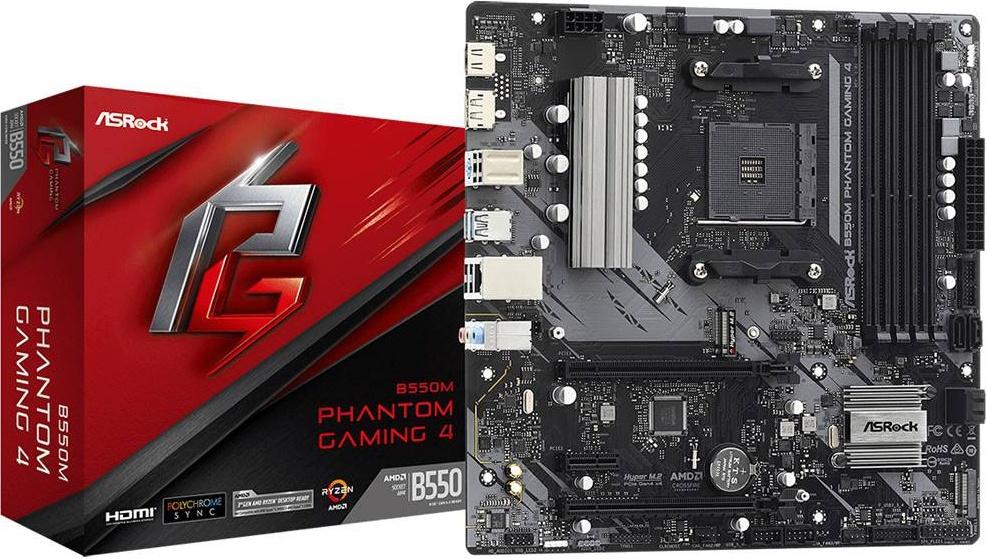 Motherboard Micro - ATX B550M Phantom Gaming 4 SktAM4 - ASROCK