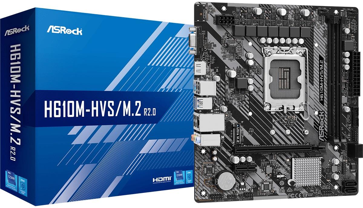 Motherboard Micro - ATX H610M - HVS/M.2 R2.0 - ASROCK