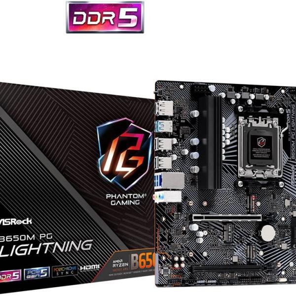 Motherboard Micro - ATX B650M PG Lightning SktAM5 - ASROCK