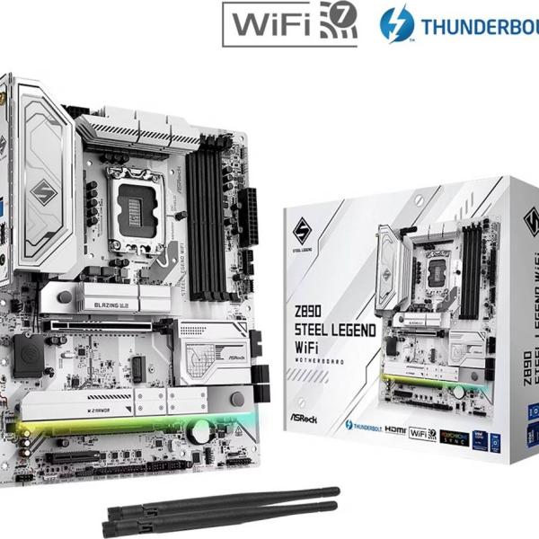 Motherboard ATX Z890 Steel Legend WiFi Skt1851 - ASROCK