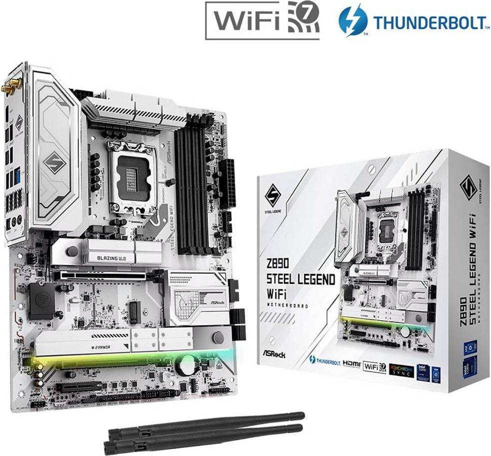 Motherboard ATX Z890 Steel Legend WiFi Skt1851 - ASROCK