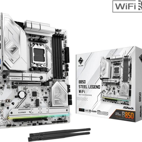 Motherboard ATX B850 Steel Legend WiFi SktAM5 - ASROCK
