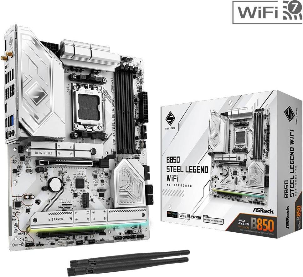 Motherboard ATX B850 Steel Legend WiFi SktAM5 - ASROCK