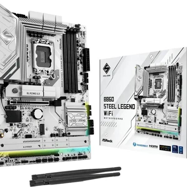 Motherboard ATX B860 Steel Legend WiFi Skt1851 - ASROCK