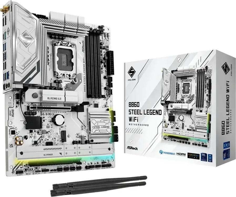 Motherboard ATX B860 Steel Legend WiFi Skt1851 - ASROCK