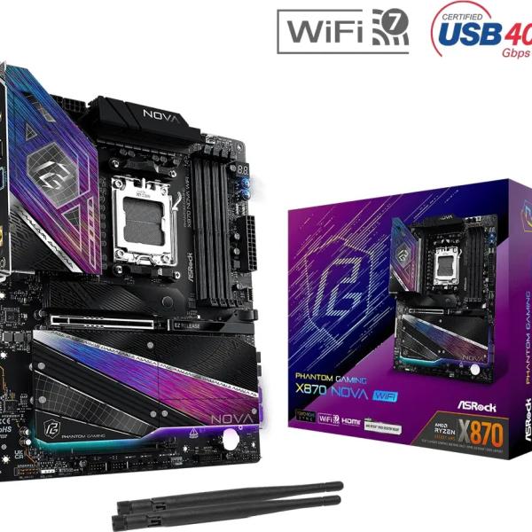 Motherboard ATX Phantom Gaming X870 Nova WiFi SktAM5 - ASROCK