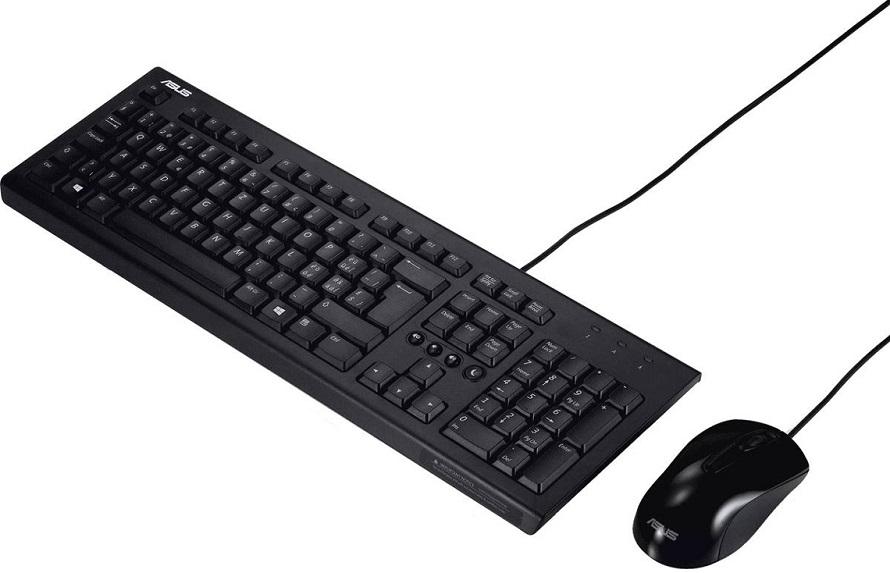 Teclado PT + Rato U2000 USB (Preto) - ASUS