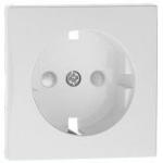 Centro Tomada SCHUKO Branco c/ Obscurador Série LOGUS90 - EFAPEL