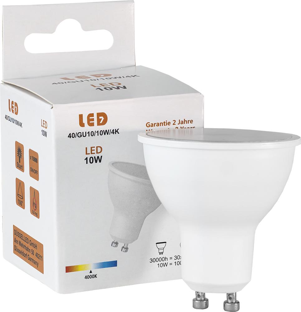 Lampada LED 220V GU10 10W Branco 4000K