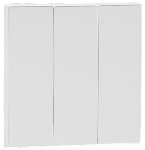 Tecla Tripla Série LOGUS90 (Branco) - EFAPEL