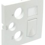 Centro p/ Tomada Mista R+TV+SAT+RJ45(+FO) Branco Série LOGUS90 - EFAPEL