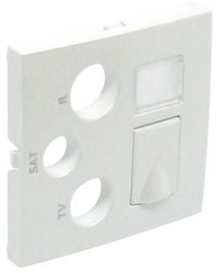 Centro p/ Tomada Mista R+TV+SAT+RJ45(+FO) Branco Série LOGUS90 - EFAPEL