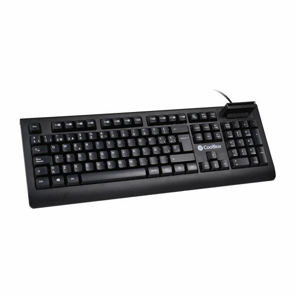 Teclado CoolBox COO-TEC04DNI Preto Qwerty espanhol