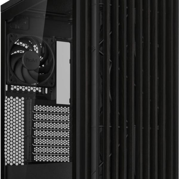Caixa ATX ProArt PA401 Wood Edition - Vidro Temperado (Preto) - ASUS