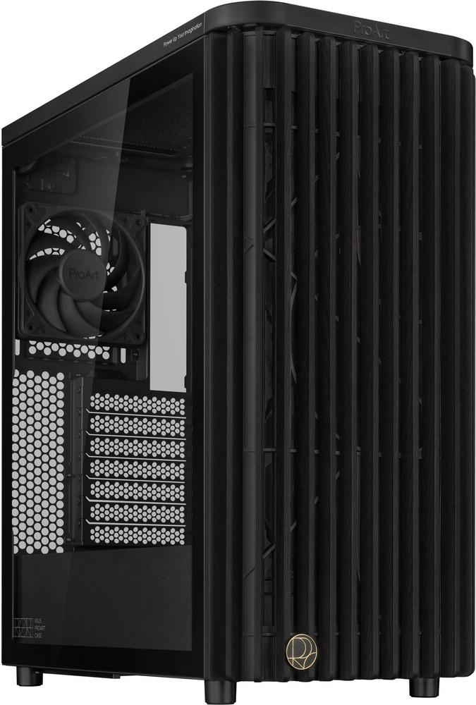 Caixa ATX ProArt PA401 Wood Edition - Vidro Temperado (Preto) - ASUS