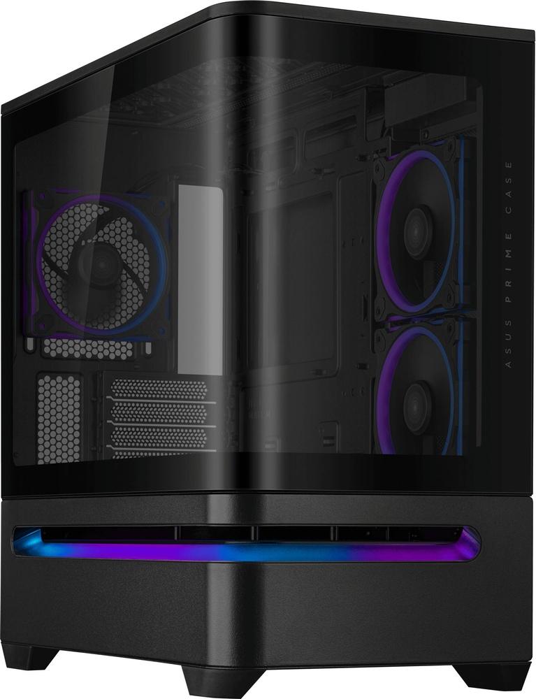 Caixa Micro - ATX Prime AP202 ARGB Tempered Glass Panel (Preta) - ASUS