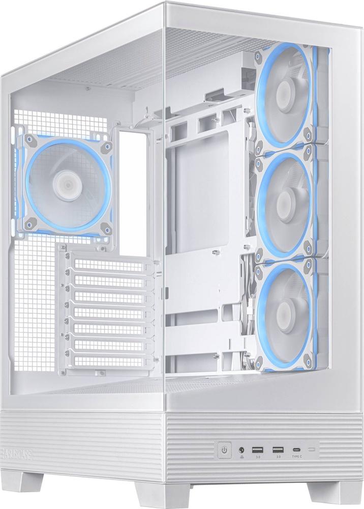 Caixa ATX A31 Plus ARGB Vidro Temperado (Branco) - ASUS