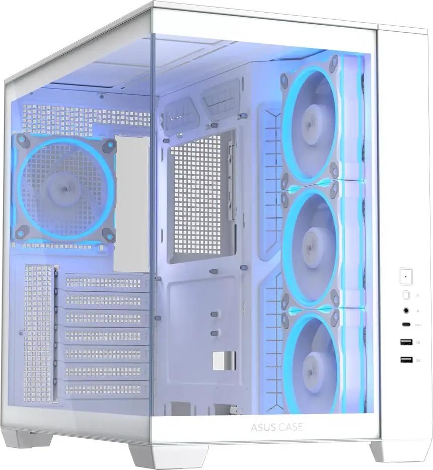 Caixa ATX A32 Plus Tempered Glass ARGB (Branco) - ASUS