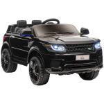 Carro Elétrico SUV Infantil 12V com 2 Motores Controlo Remoto Faróis Buzina Bluetooth Música USB e Abertura de Porta 3 - 5km/h 110x68x52cm Preto