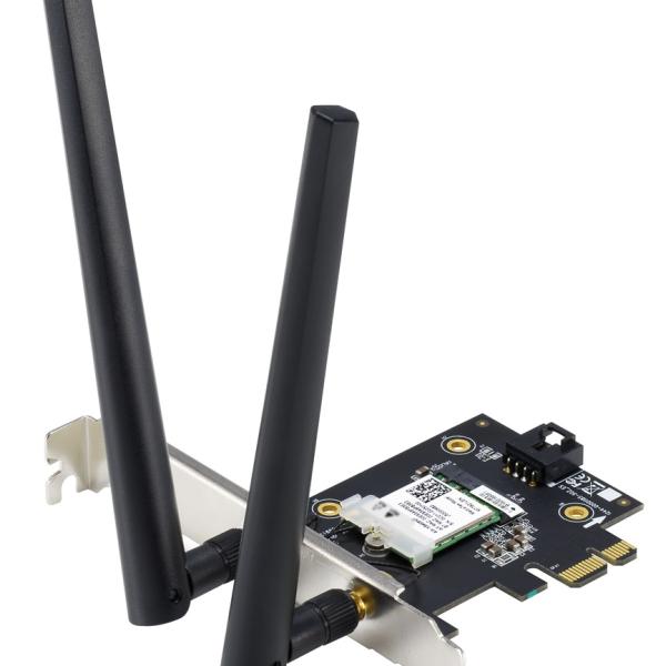 Placa de Rede PCE - AX1800 Wi - Fi Dual - band PCIe 1775 Mbit/s - ASUS