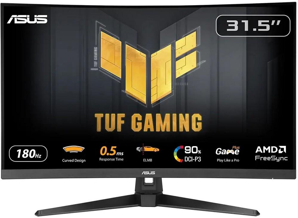 Monitor Curvo TUF Gaming VG32WQ3B VA 31.5 QHD 16:9 180Hz FreeSync - ASUS