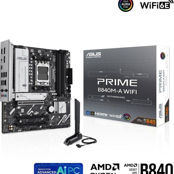 Motherboard Micro - ATX Prime B840M - A WiFi SktAM5 - ASUS