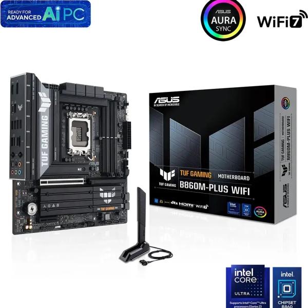 Motherboard Micro - ATX TUF Gaming B860M - Plus WiFi Skt1851 - ASUS