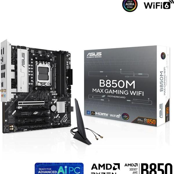 Motherboard Micro - ATX B850M Max Gaming WiFi - ASUS