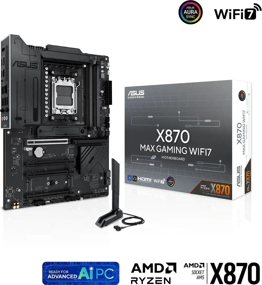 Motherboard ATX X870 Max Gaming WiFi7 SktAM5 - ASUS