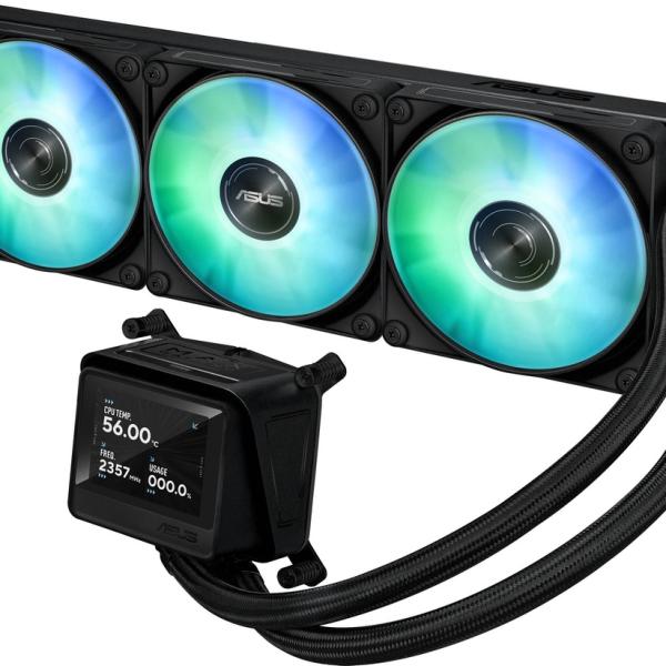 Water Cooler CPU MAX Gaming LC 360 ARGB LCD All - In - One 360mm (Preto) - ASUS