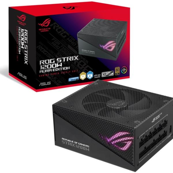 Fonte de Alimentação ROG STRIX 1200W 80Plus Gold Aura Edition Modular - ASUS
