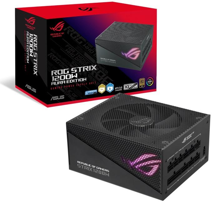 Fonte de Alimentação ROG STRIX 1200W 80Plus Gold Aura Edition Modular - ASUS