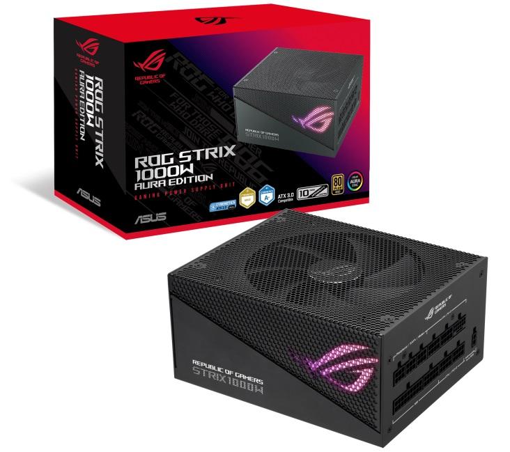 Fonte de Alimentação ROG Strix 1000W Gold Aura Edition 80 Plus Gold - ASUS