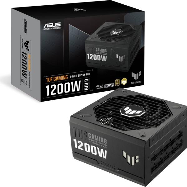 Fonte de Alimentação ATX TUF Gaming 1200W Gold ATX 3.1/PCIe 5.1 80 Plus Gold Full Modular - ASUS
