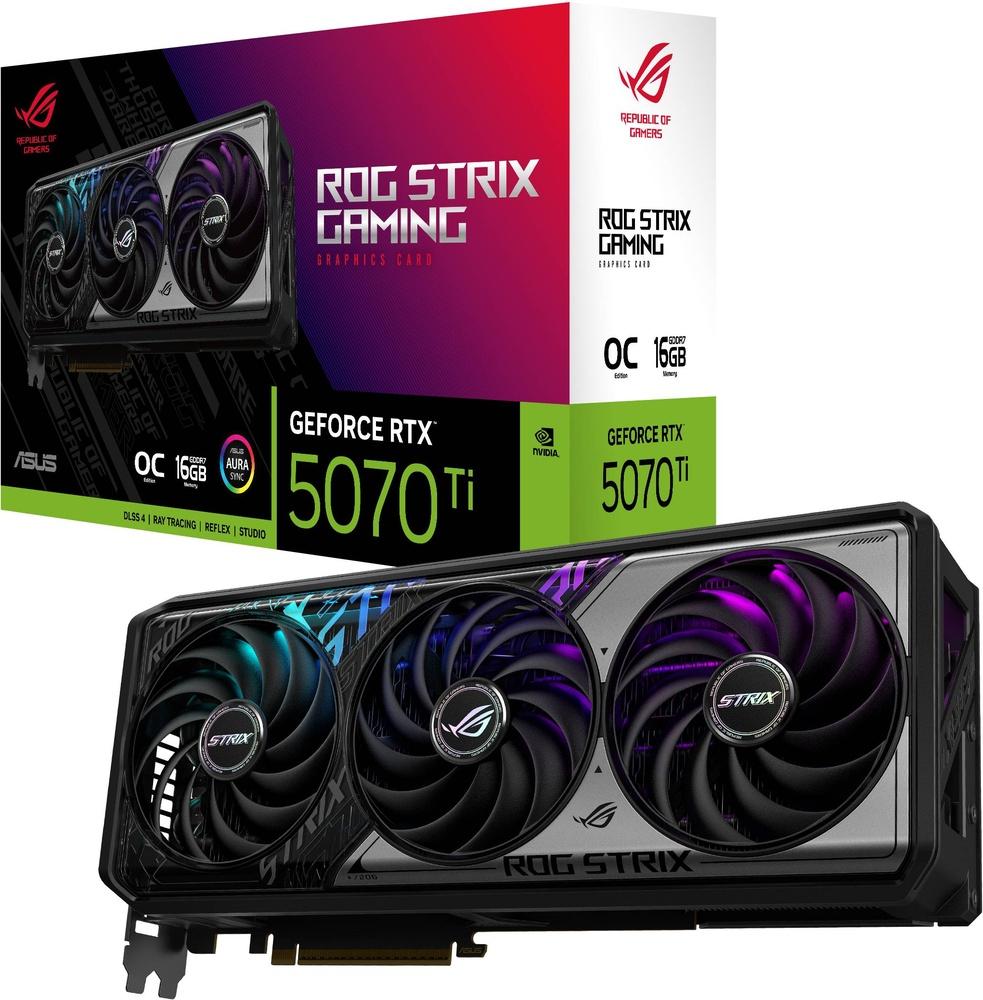 Placa Gráfica NVIDIA GeForce RTX 5070 Ti Blackwell ROG Strix Gaming OC 16GB GDDR7 DLSS4 - ASUS